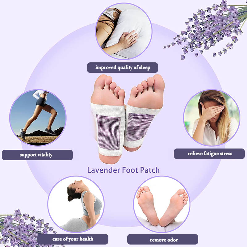 bamboo detox foot patch with adhesive is the best chinese natural foot detox pads