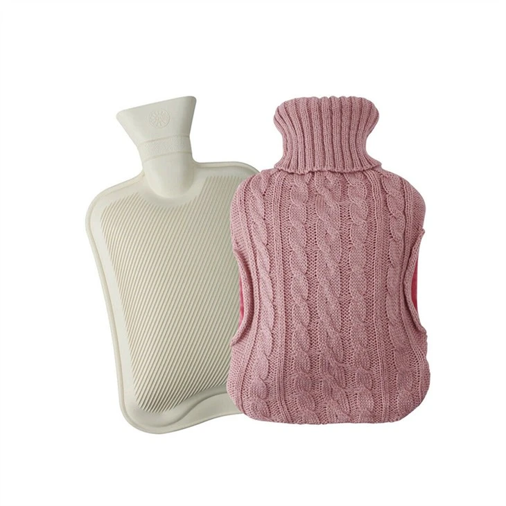 Hand Warm Hot Water Bottle Knitted Cover