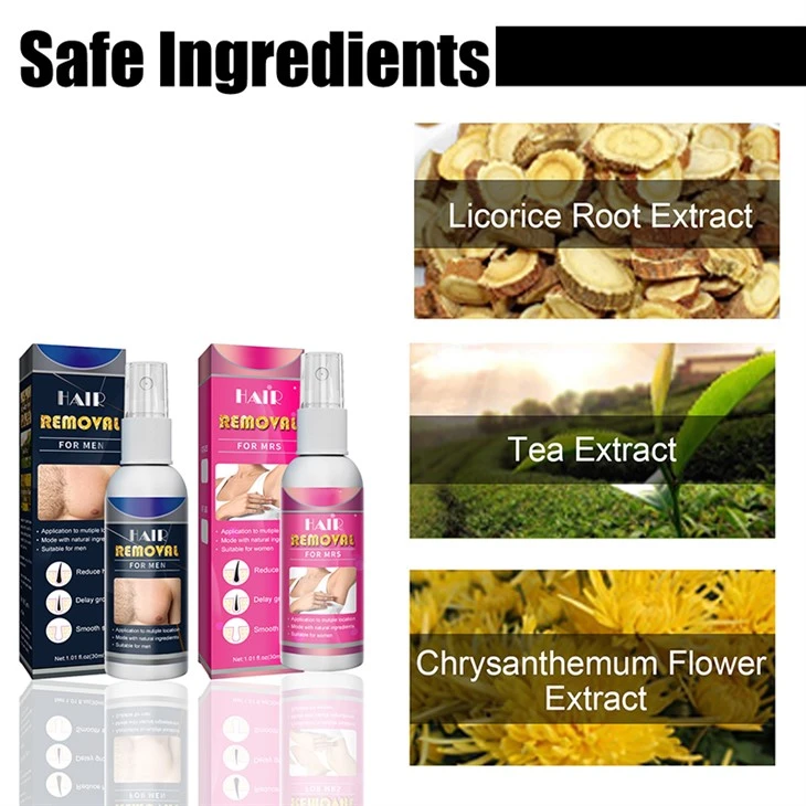 Herbal Painless Hair Removal Spray