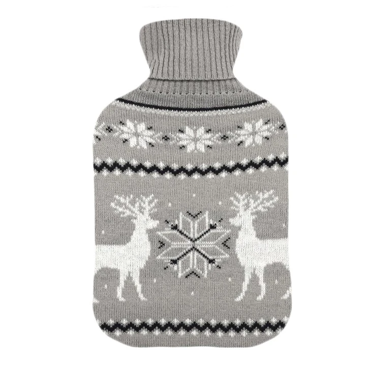 hot and cold water bottle knitted covers