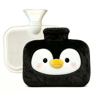 Túi đựng nước nóng cầm tay 1.5L Penguin Plush Cover